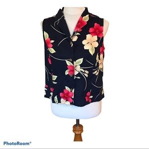 Havana Jacks Cafe Womens Size M Hawaiian Shirt